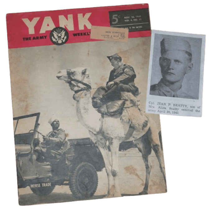 YANK MAGAZINE 23 NOVEMBRE 1945 CORPORAL BEATTY