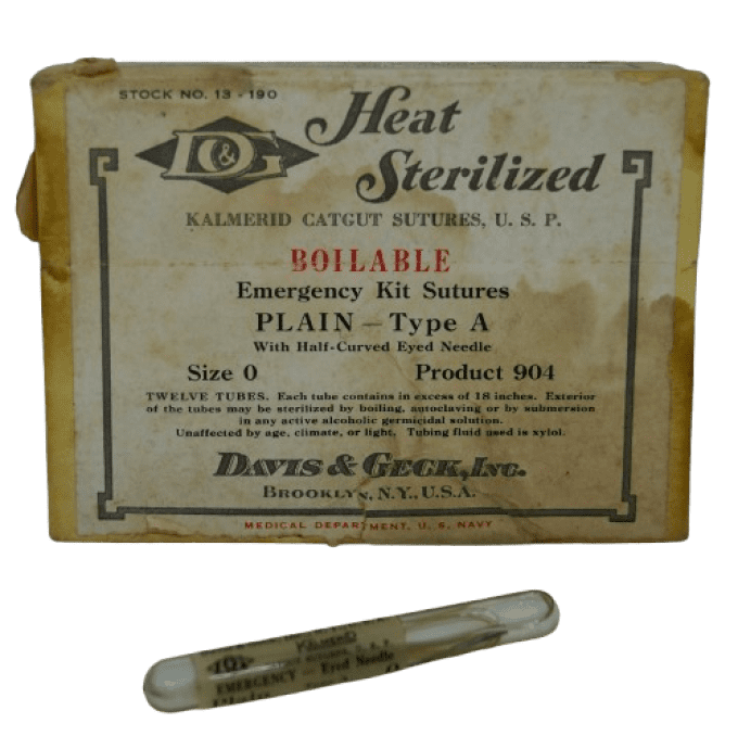 BOITE ET KIT DE SUTURE MEDICAL DEPARTMENT US NAVY