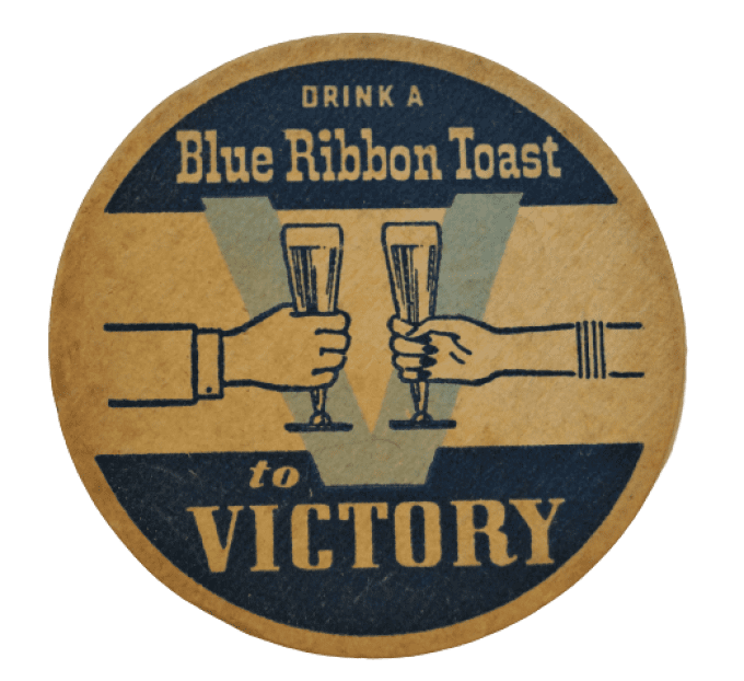 SOUS-BOCK BLUE RIBBON BEER VICTORY