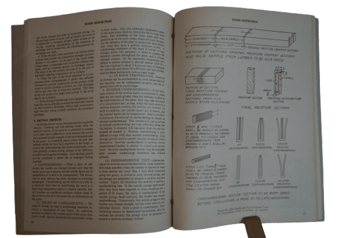 MANUEL USAAF WOOD INSPECTION PLANEUR 1944