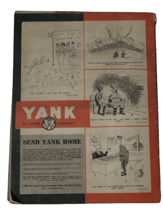 YANK MAGAZINE 22 AVRIL 1945 4TH ARMORED DIVISION