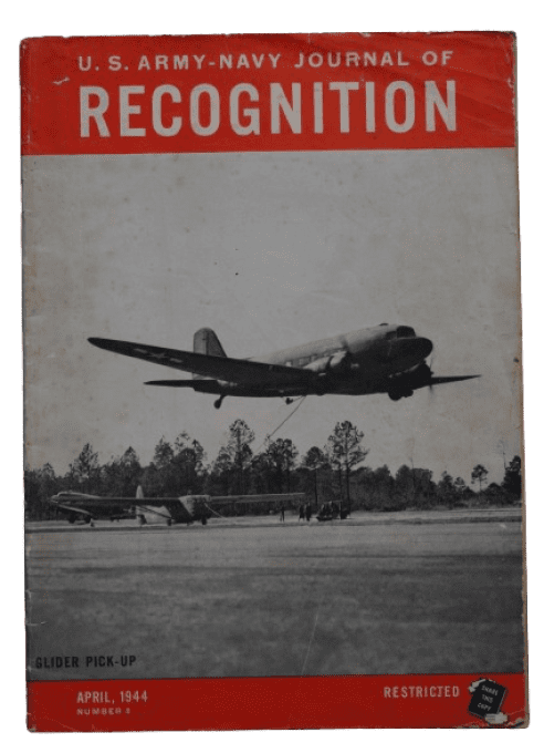 MAGAZINE US ARMY-NAVY RECONNAISSANCE AVRIL 1944 PLANEURS