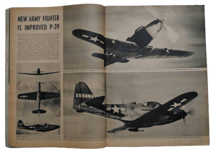 MAGAZINE US ARMY-NAVY RECONNAISSANCE AVRIL 1944 PLANEURS