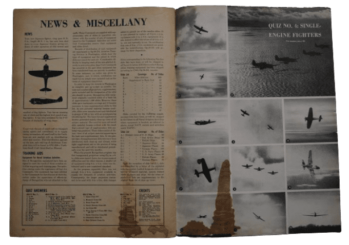 MAGAZINE US ARMY-NAVY RECONNAISSANCE AVRIL 1944 PLANEURS