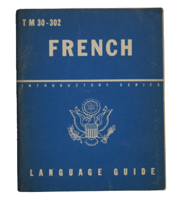 MANUEL FRENCH LANGUAGE GUIDE 1944