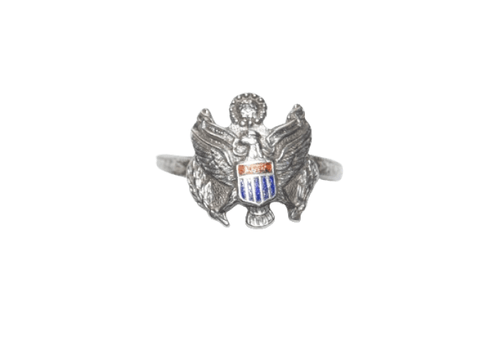 BAGUE US ARMY SILVER