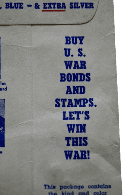 POCHETTE VICTORY PHOTO CORNERS 1942 BUY WAR BONDS