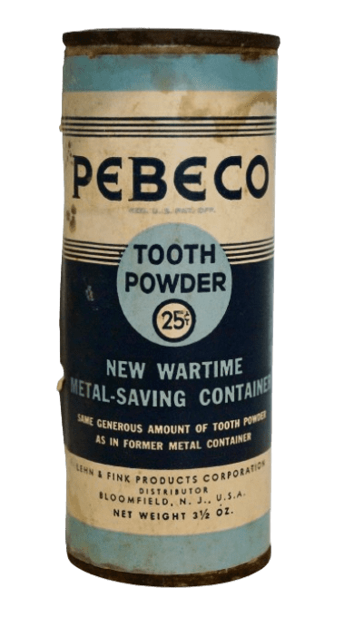 DENTIFRICE PEBECO WARTIME CONTAINER