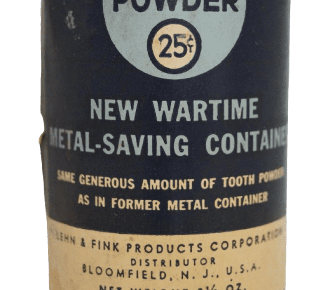 DENTIFRICE PEBECO WARTIME CONTAINER