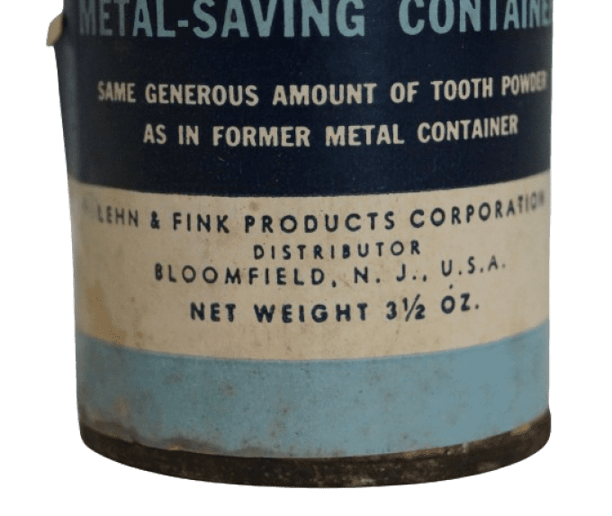 DENTIFRICE PEBECO WARTIME CONTAINER