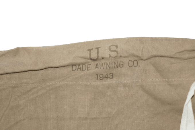 SAC BAG CANVAS EFFETS PERSONNELS 1943