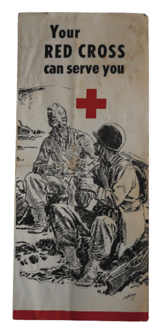 LIVRET AMERICAN RED CROSS PERSONNEL MILITAIRE