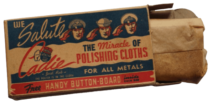 BOITE CADIE POLISHING CLOTHS PERSONNEL MILITAIRE