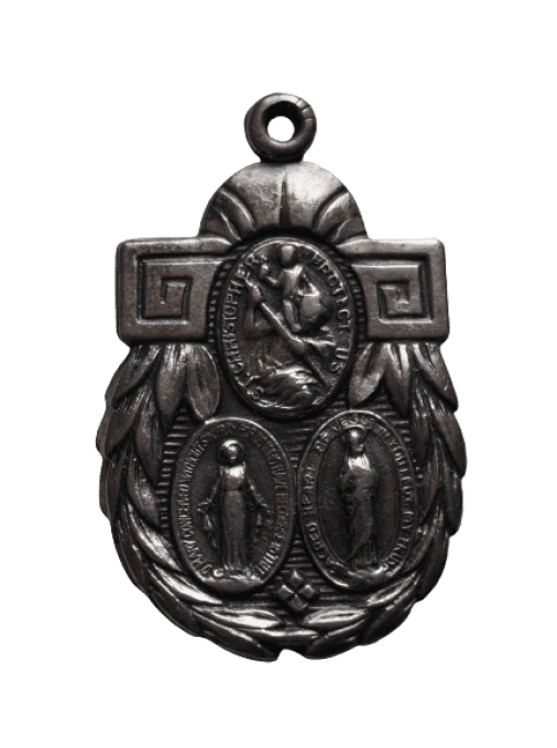 MEDAILLE RELIGIEUSE PVT ROCHETTE 7TH ARMORED DIVISION