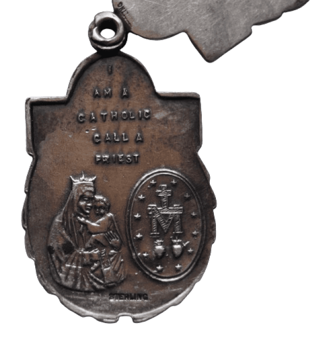 MEDAILLE RELIGIEUSE PVT ROCHETTE 7TH ARMORED DIVISION