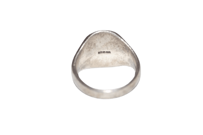 BAGUE US ARMY CHEVALIERE STERLING