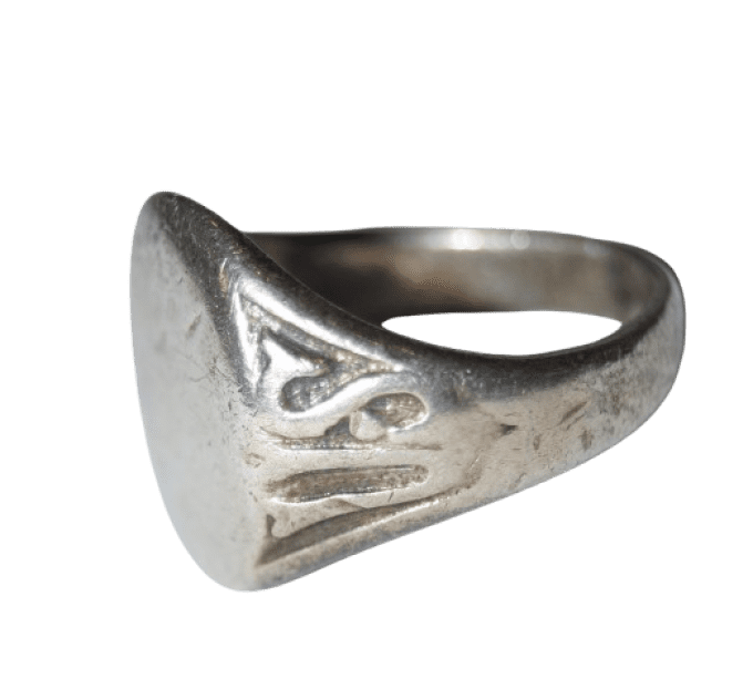 BAGUE US ARMY CHEVALIERE STERLING