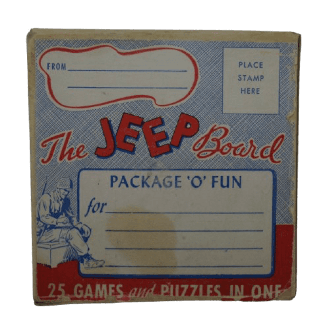 JEU DE POCHE THE JEEP BOARD 1943