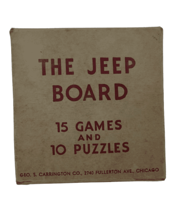 JEU DE POCHE THE JEEP BOARD 1943