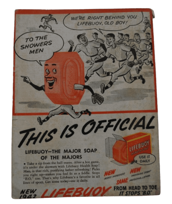 GUIDE BASEBALL LIFEBUOY 1942 